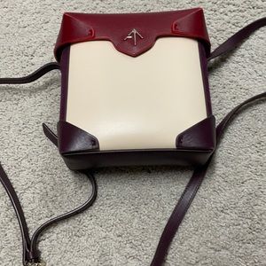 Manu atelier leather crossbody bag